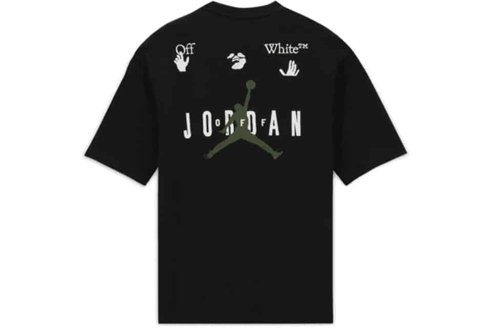 Off White x Jordan T shirt Black